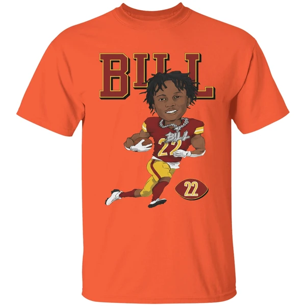 Washington Commanders Jacory Croskey Merritt Bill Caricature Shirt - Image 5