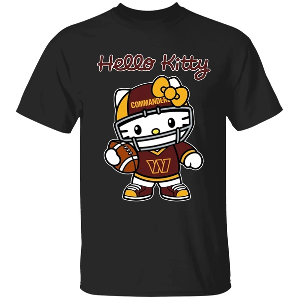 Washington Commanders Nfl Hello Kitty Shirt