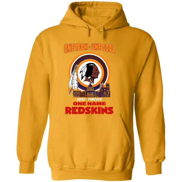Washington Commanders One Team One Goal 1932 Forever One Name Redskins Hoodie