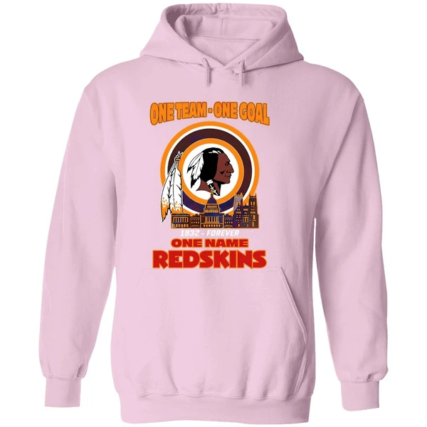 Washington Commanders One Team One Goal 1932 Forever One Name Redskins Hoodie - Image 5