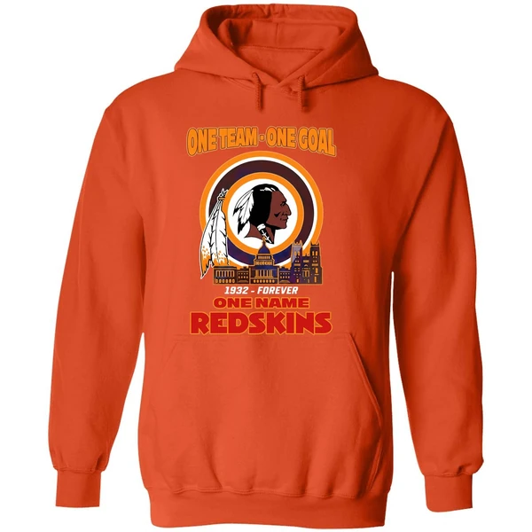 Washington Commanders One Team One Goal 1932 Forever One Name Redskins Hoodie - Image 6