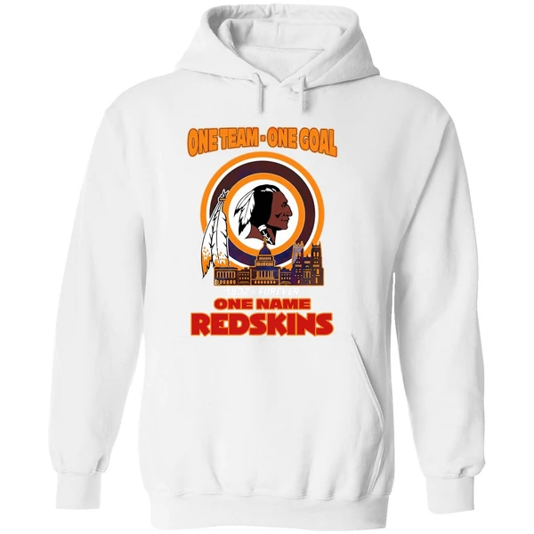 Washington Commanders One Team One Goal 1932 Forever One Name Redskins Hoodie - Image 8