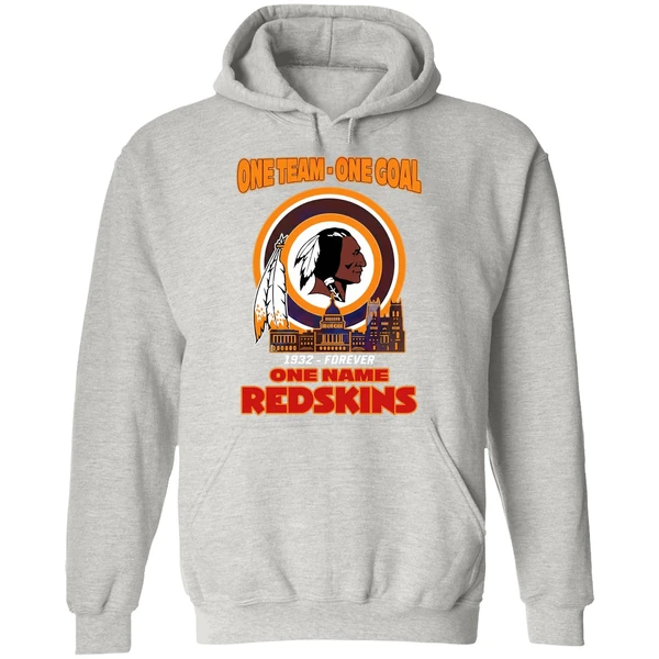 Washington Commanders One Team One Goal 1932 Forever One Name Redskins Hoodie - Image 9