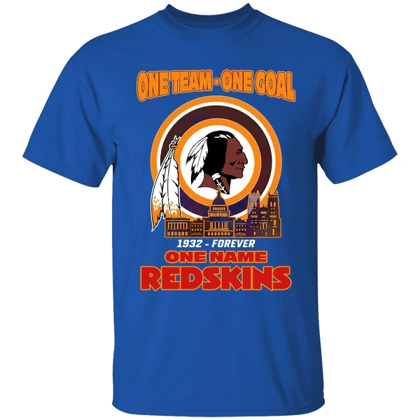 Washington Commanders One Team One Goal 1932 Forever One Name Redskins Shirt - Image 5