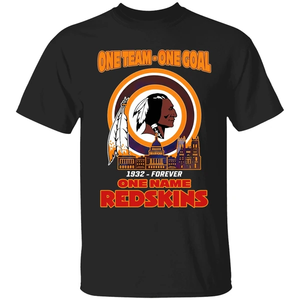 Washington Commanders One Team One Goal 1932 Forever One Name Redskins Shirt - Image 7