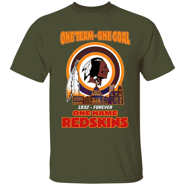 Washington Commanders One Team One Goal 1932 Forever One Name Redskins Shirt - Image 9