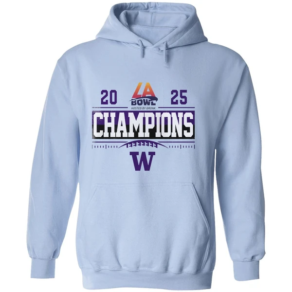 Washington Huskies Bucked Up La Bowl Hosted By Gronk Hoodie - Image 4