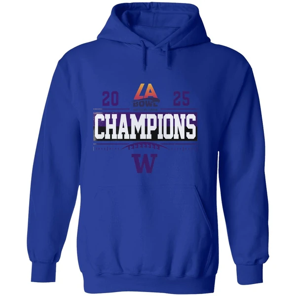 Washington Huskies Bucked Up La Bowl Hosted By Gronk Hoodie - Image 7