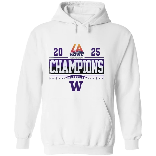 Washington Huskies Bucked Up La Bowl Hosted By Gronk Hoodie - Image 8