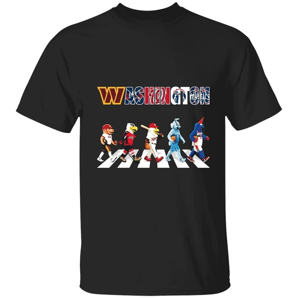Washington Mascot Chibi Walking Abbey Road 2025 Shirt