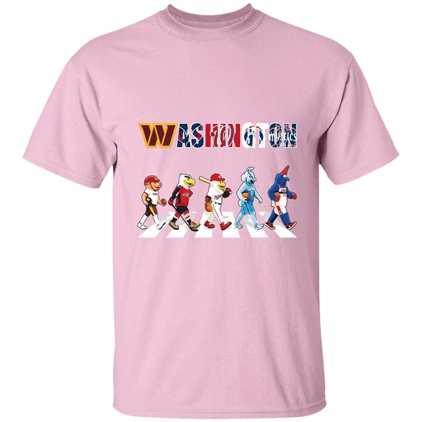 Washington Mascot Chibi Walking Abbey Road 2025 Shirt - Image 3