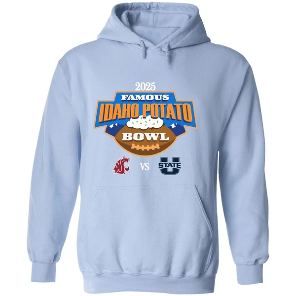 Washington State Cougars Vs Utah State Aggies Famous Idaho Potato Bowl 2025 Hoodie - Image 4