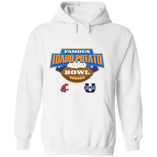 Washington State Cougars Vs Utah State Aggies Famous Idaho Potato Bowl 2025 Hoodie - Image 8