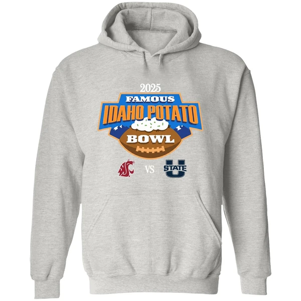 Washington State Cougars Vs Utah State Aggies Famous Idaho Potato Bowl 2025 Hoodie - Image 9