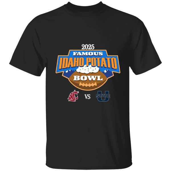 Washington State Cougars Vs Utah State Aggies Famous Idaho Potato Bowl 2025 Shirt