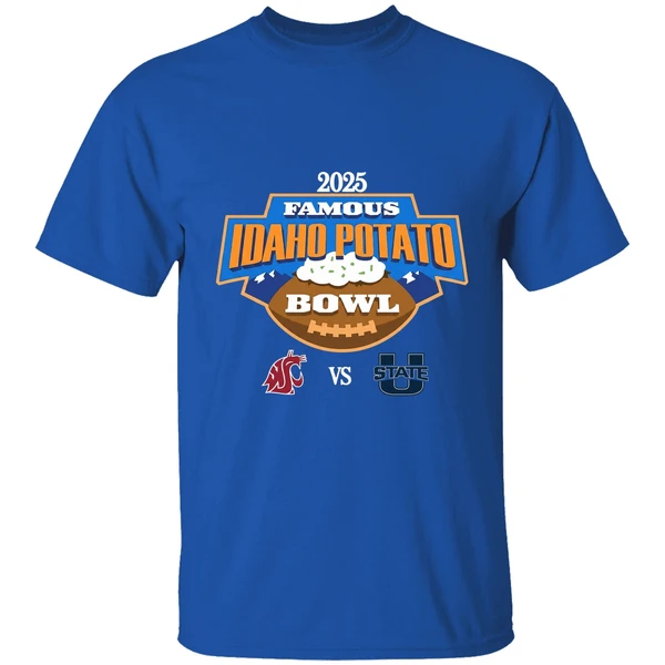 Washington State Cougars Vs Utah State Aggies Famous Idaho Potato Bowl 2025 Shirt - Image 8