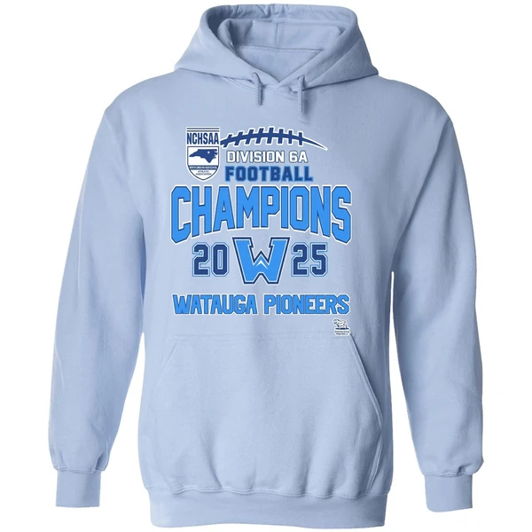 Watauga Pioneers Nchsaa Division 6a Football Champions 2025 Hoodie - Image 4