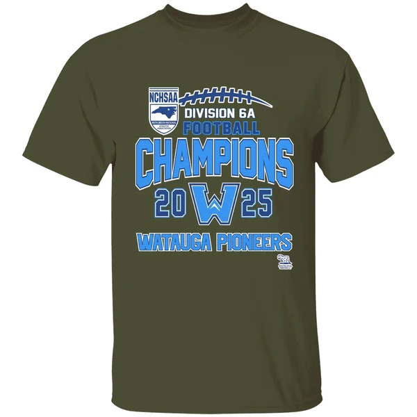 Watauga Pioneers Nchsaa Division 6a Football Champions 2025 Shirt - Image 4