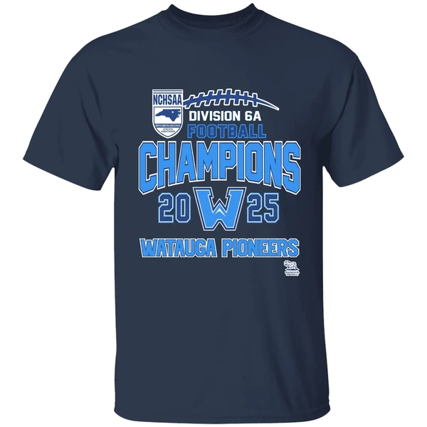 Watauga Pioneers Nchsaa Division 6a Football Champions 2025 Shirt - Image 5