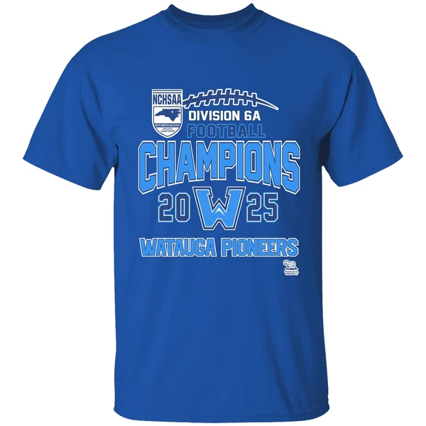 Watauga Pioneers Nchsaa Division 6a Football Champions 2025 Shirt - Image 8