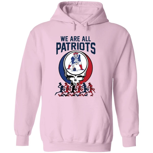 We Are All New England Patriots And Grateful Dead Crossover Hoodie - Image 5