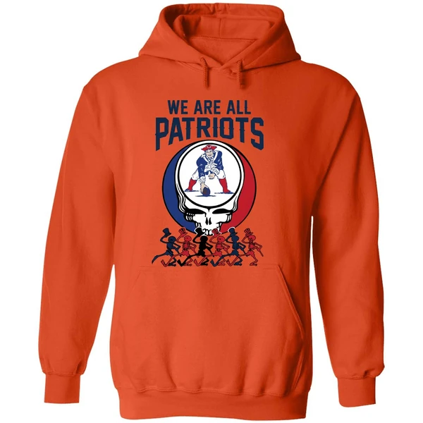 We Are All New England Patriots And Grateful Dead Crossover Hoodie - Image 6