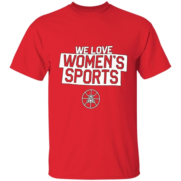We Love Womens Sports University Of Arizona Wildcats Logo Shirt - Image 7