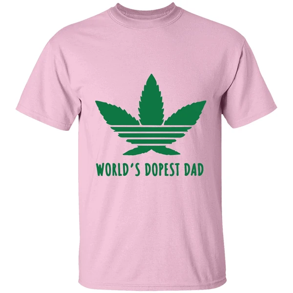 Weed World's Dopest Dad Shirt - Image 2