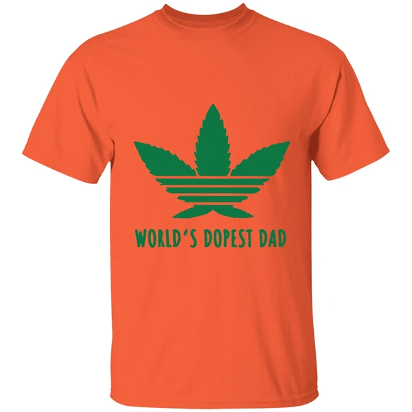 Weed World's Dopest Dad Shirt - Image 3