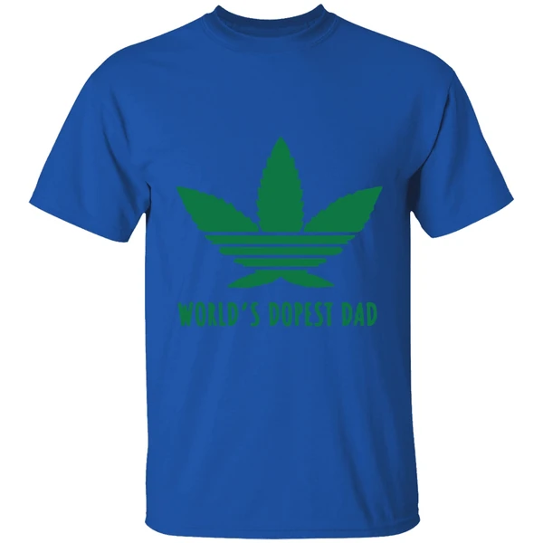 Weed World's Dopest Dad Shirt - Image 5