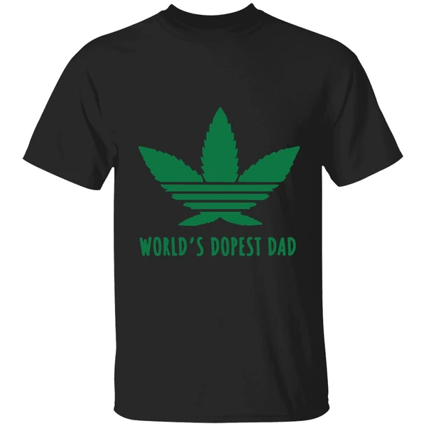 Weed World's Dopest Dad Shirt - Image 7