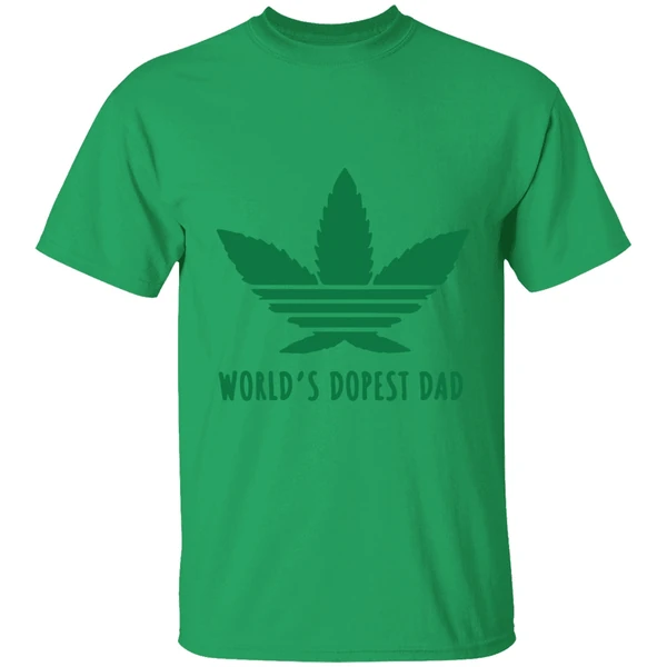 Weed World's Dopest Dad Shirt - Image 8