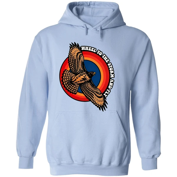 Weir Hawk Wheel To The Storm And Fly Hoodie - Image 4