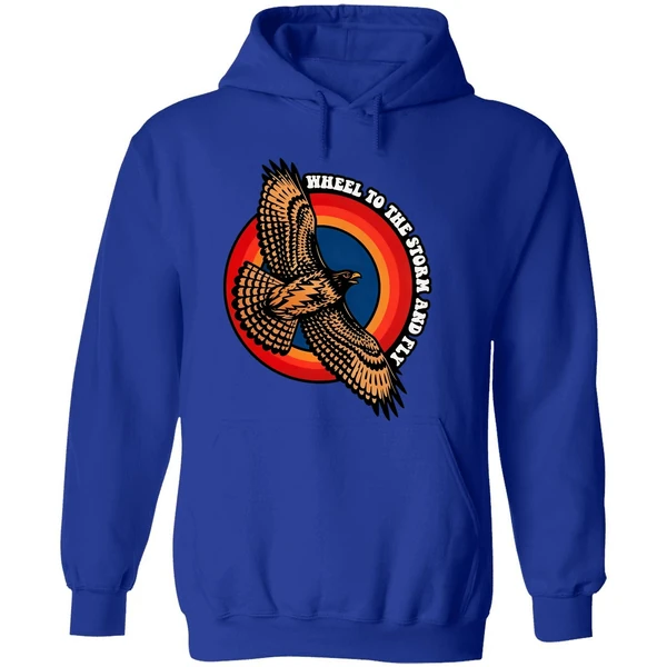 Weir Hawk Wheel To The Storm And Fly Hoodie - Image 7