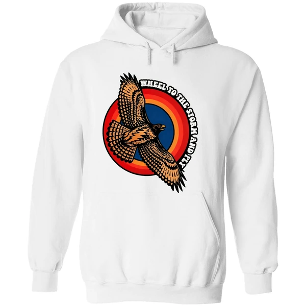 Weir Hawk Wheel To The Storm And Fly Hoodie - Image 8