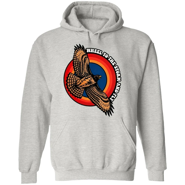 Weir Hawk Wheel To The Storm And Fly Hoodie - Image 9