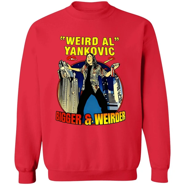 Weird Al Yankovic Bigger And Weirder 2025 Tour Dates Sweatshirt - Image 4