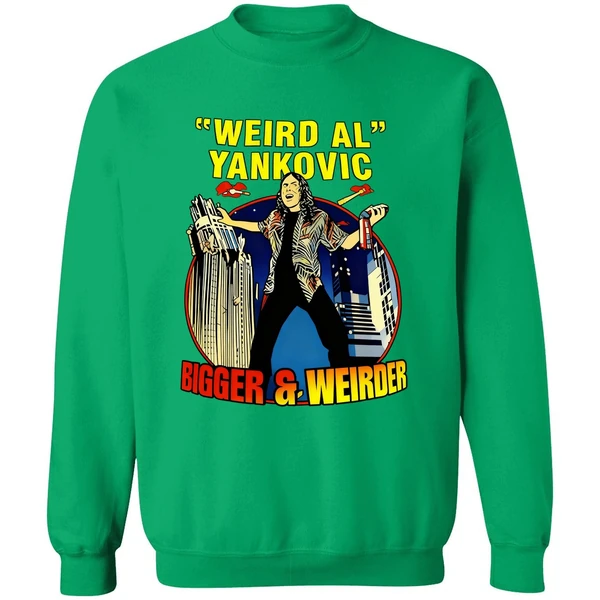 Weird Al Yankovic Bigger And Weirder 2025 Tour Dates Sweatshirt - Image 3