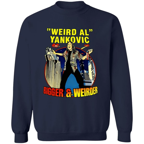 Weird Al Yankovic Bigger And Weirder 2025 Tour Dates Sweatshirt - Image 6