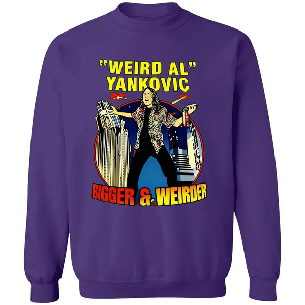 Weird Al Yankovic Bigger And Weirder 2025 Tour Dates Sweatshirt - Image 7