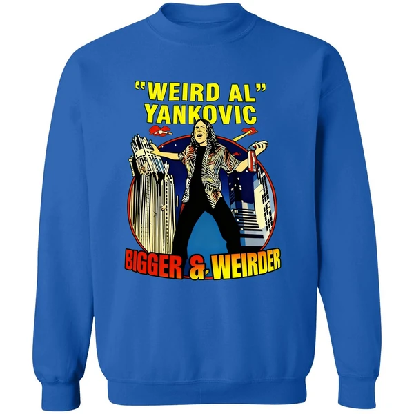 Weird Al Yankovic Bigger And Weirder 2025 Tour Dates Sweatshirt - Image 8