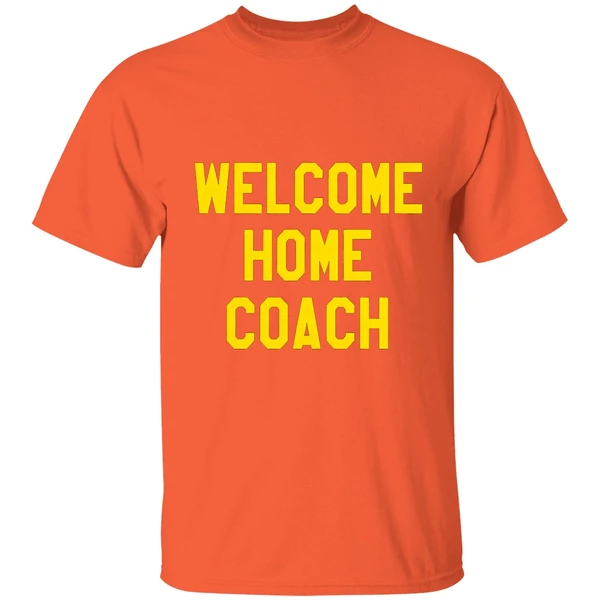 welcome home coach rich rodriguez west virginia shirt orange