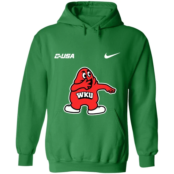 Western Kentucky Hilltoppers Big Red Zombieland Mascot Cartoon Hoodie - Image 2