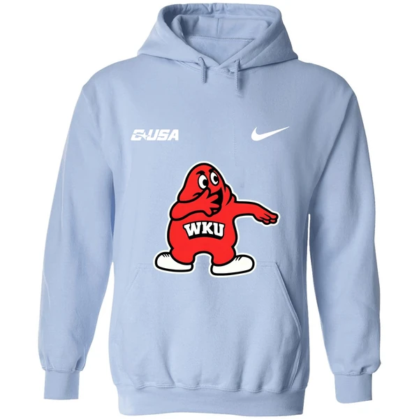 Western Kentucky Hilltoppers Big Red Zombieland Mascot Cartoon Hoodie - Image 4