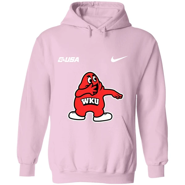 Western Kentucky Hilltoppers Big Red Zombieland Mascot Cartoon Hoodie - Image 5