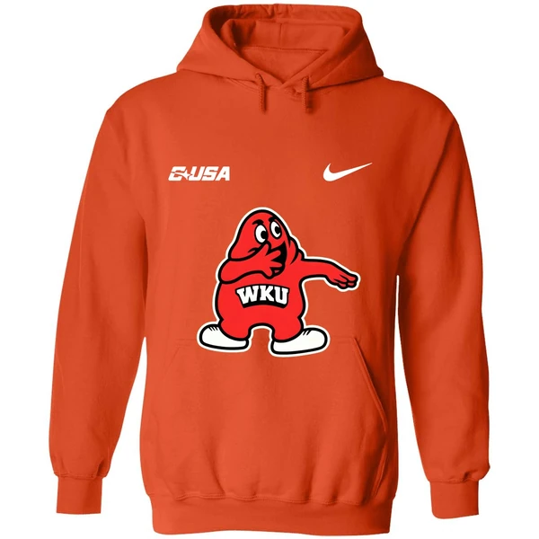Western Kentucky Hilltoppers Big Red Zombieland Mascot Cartoon Hoodie - Image 6
