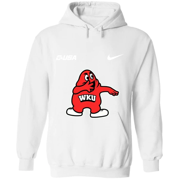 Western Kentucky Hilltoppers Big Red Zombieland Mascot Cartoon Hoodie - Image 8