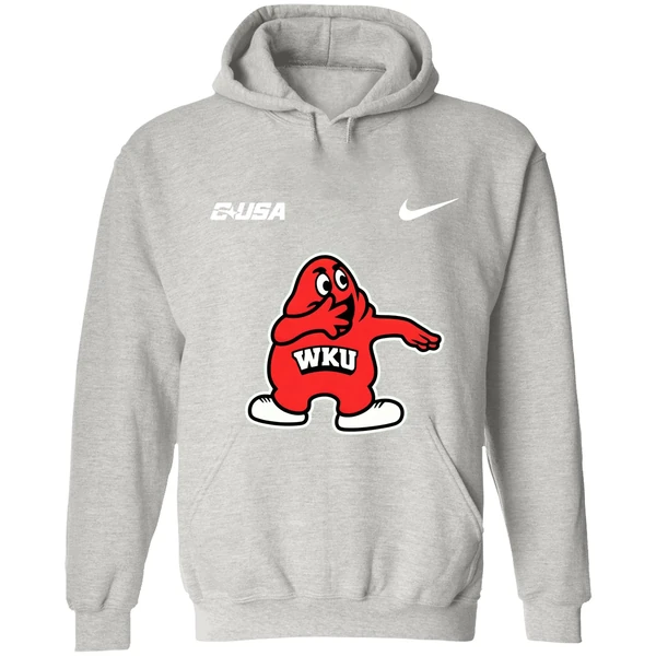 Western Kentucky Hilltoppers Big Red Zombieland Mascot Cartoon Hoodie - Image 9