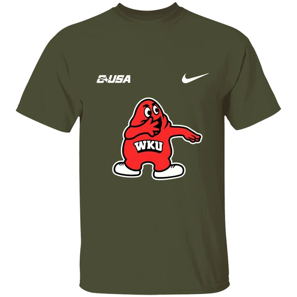 Western Kentucky Hilltoppers Big Red Zombieland Mascot Cartoon Shirt - Image 3