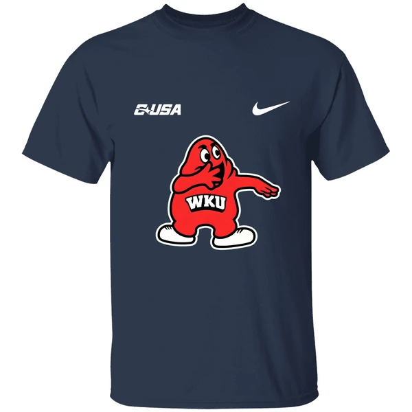 Western Kentucky Hilltoppers Big Red Zombieland Mascot Cartoon Shirt - Image 4